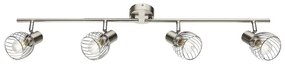Globo 54809-4 - Spotlámpa TEXAS 4xE14/40W/230V matt króm