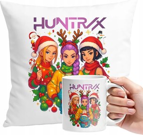 Bögre Szett Karácsonyi Ajándék Párna Démon Hunters Huntrx +ingyenes Szöveg