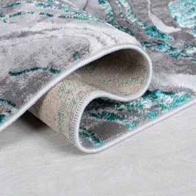 Szürke-türkiz szőnyeg 120x170 cm Marbled – Flair Rugs