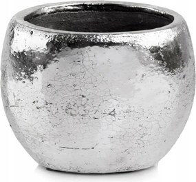 KerĂĄmia kaspĂł gömb alakĂș fedĂ©l 13cm EzĂŒst