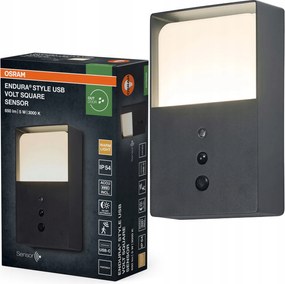 Kerti fali lámpa Led alkonyati mozgásérzékelő 5W 3000K IP54 Endura