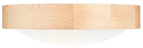 Mennyezeti lámpa NATURAL SLIM 1xE27/60W/230V ø 27 cm fenyő