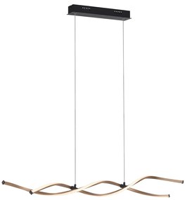 Design lógólámpa arany, beépített LED-del, fényerőszabályzóval - Zina