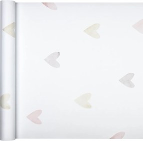 Gyerek tapéta Pasztell szívek a flizelinen