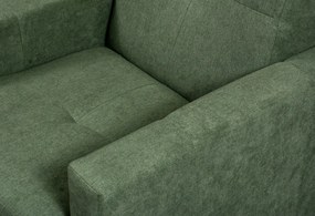 Fotel, zöld szövet, VALDO