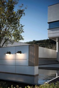 ITALUX OWL-6950-4K ISOLA Klasszikus Kültéri Fali Lámpa Fekete LED IP54