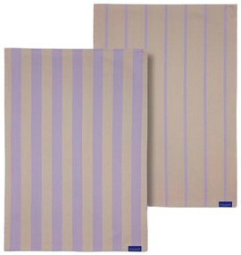 Pamut konyharuha szett 2 db-os 50x70 cm Stripes – Mette Ditmer Denmark