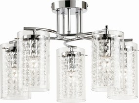 Endon ALDA ALDA-5CH Plafonlámpa 5x40W/E14 IP20