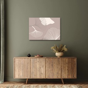 Kép - Bézs színű levelek N⁰1 (70x50 cm)