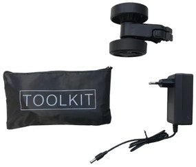 Akkus bozótvágó LCD kijelzővel HAYAMI HA-1041 + 2x akkumulátor + pengék + tartozékok