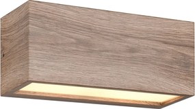 TRIO 218560235 MAYENNE Modern Kültéri Fali Lámpa Sötét Fa, Világos Fa E14 IP44