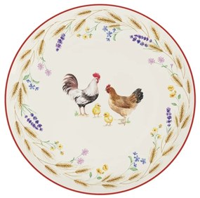 Porcelán desszertes tányér - 19cm - Country Life