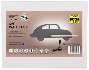 Szürke gyerek lámpa Car – Candellux Lighting