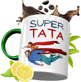 Zöld Bögre Apukának Születésnapi Ajándék fényképes nyomtatással