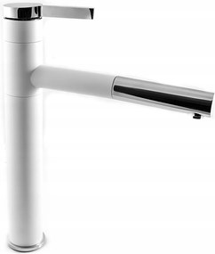 Konyhai csaptelep kihúzható kifolyócsővel Round Gamma