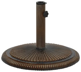bronzszínű öntöttvas napernyőtalp 45 x 45 x 30 cm