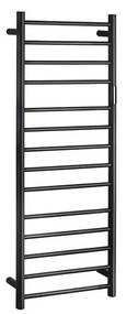 Törölközőszárító 45x132 cm rozsdamentes/fekete