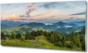 Fotó üvegkép Felhők az égen 100x70