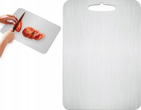 34X23cm Rozsdamentes Acél Vágódeszka Tömör Egészséges
