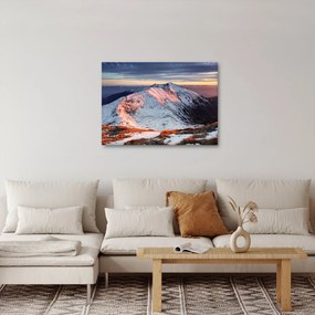 Kép - Téli hegyi panoráma II. (70x50 cm)