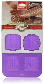 Bankett szilikon forma Culinaria Violet , 29,5 x17,5 x 6 cm