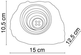 Globo 3302-3 - 3 db LED napelemes lámpa LED/1,2V IP44 készlet