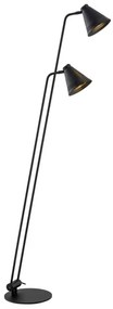 Argon 7077 - Állólámpa AVALONE 2xE27/15W/230V fekete
