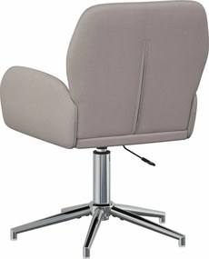 vidaXL Forgós Íróasztali Székek 4 db 54 x 58 x 90 cm Tópszínű Szövet