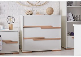 Snap fehér fiókos gyerek komód - Pinio