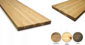 Fa polc Vintage Industrial rusztikus deszka 90cm x20cm Boho