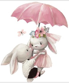 Üveg kép - Akvarell állatka N⁰3 (70x50 cm)