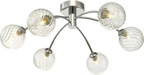 Dar Lighting IZZY IZZ0650-03 Plafonlámpa 6x40W/G9