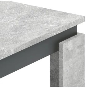 OLAF dohányzóasztal szürke beton/antracit