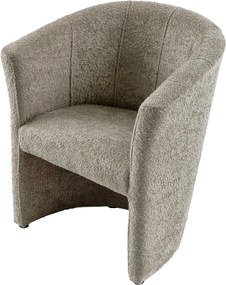 Klub fotel, szürkésbézs Taupe Coral anyag, CUBA