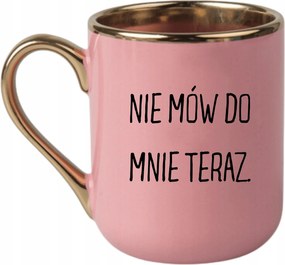 Bögre Elegáns Rózsaszín Arany Rant Vicces Ajándék Ne Szólj Hozzám Most