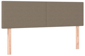 tópszínű szövet LED-es fejtámla 144x5x78/88 cm