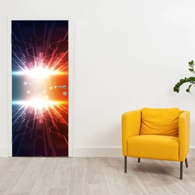 Fotótapéta ajtóra - Aktív töltés (95x205cm)