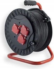 Dobhosszabbító földelt 50m Ow 3x1,5 3xGS IP44 Elgotech PZB-111-5