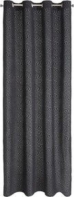 Függöny huzat Inga 140x250 fekete