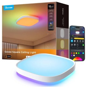 Govee - LED RGBIC Dimmelhető mennyezeti lámpa LED/24W/230V 2700-6500K Wi-Fi
