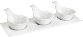 Lamart LT9218 4 részes tálalószett Dine, 34 x 12cm