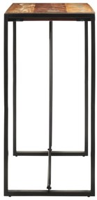 Tömör újrahasznosított fa bárasztal 110x55x110 cm