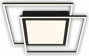 Brilo - LED mennyezeti lámpa 2xLED/16W/230V + LED/19W 51,5x51,5 cm fekete