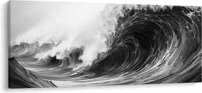 Kép - Hullámok festése (120x50 cm)
