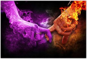 Poszterek 120x80 Szerelmes érintés