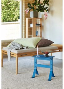 Natúr színű könyvespolc tölgyfa dekorral 45x140x45 cm Merge – Hübsch