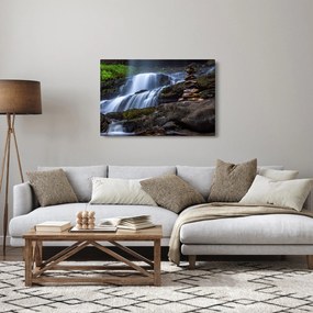 Egy vízesés képe (90x60 cm)