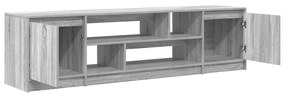 szürke sonoma színű szerelt fa TV-szekrény 188,5x41x50 cm