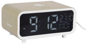 Digitális ébresztőóra vezeték nélküli töltővel Chunky LED – Karlsson