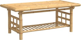 vidaXL bambusz dohányzóasztal 110x55x45 cm